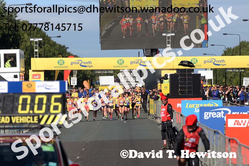 Womens Morrisons Great North Run. Photo: David T. Hewitson/Sports for All Pics